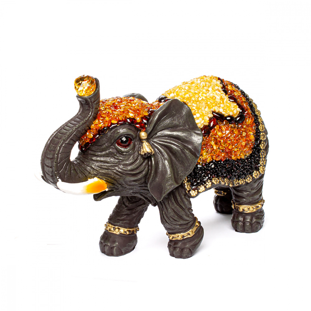 Слон Керамика Янтарь